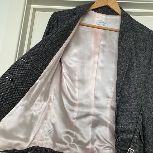 ✨y2k Suit🖤Australian Made💙Italian Wool Fabric🖤Tweed🖤Blazer & Pants - Picture 12 of 16